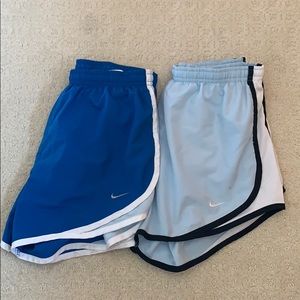 [Nike] Lot of 2 Running Shorts Blue Small